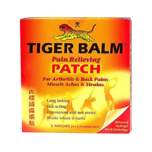Tiger Balm Pain Relieving Patch - 5 Ea